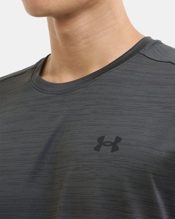 Men's UA Tech™ Vent Short Sleeve in Black image number 8